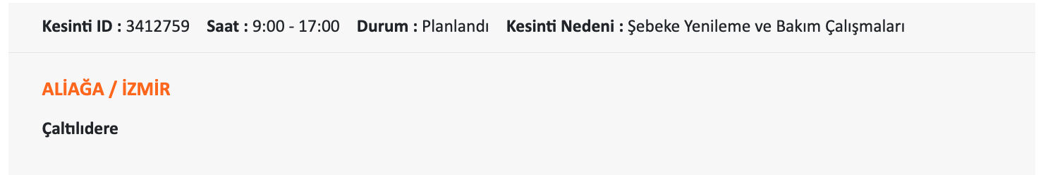 8-9 Temmuz İzmir elektrik kesintisi listesi! Aliağa, Balçova, Bayındır, Bornova, Seferhisar, Ödemiş'te elektrikler ne zaman gelecek? - 2. Resim