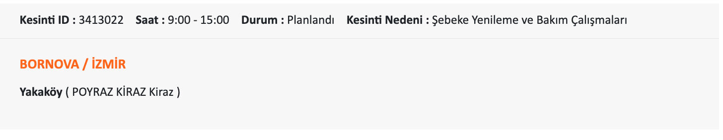 8-9 Temmuz İzmir elektrik kesintisi listesi! Aliağa, Balçova, Bayındır, Bornova, Seferhisar, Ödemiş'te elektrikler ne zaman gelecek? - 12. Resim
