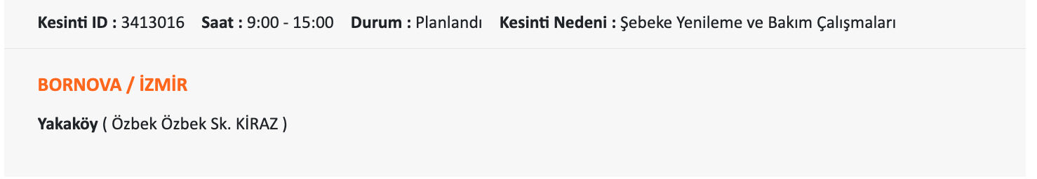 8-9 Temmuz İzmir elektrik kesintisi listesi! Aliağa, Balçova, Bayındır, Bornova, Seferhisar, Ödemiş'te elektrikler ne zaman gelecek? - 10. Resim