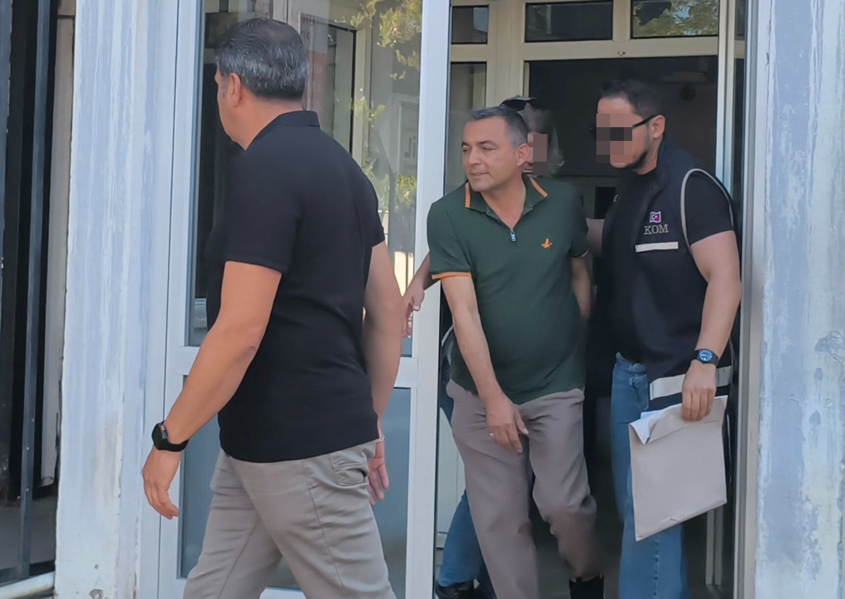Manavgat Deputy Mayor arrested amid ongoing investigation, July 8, 2025. (IHA Photos)