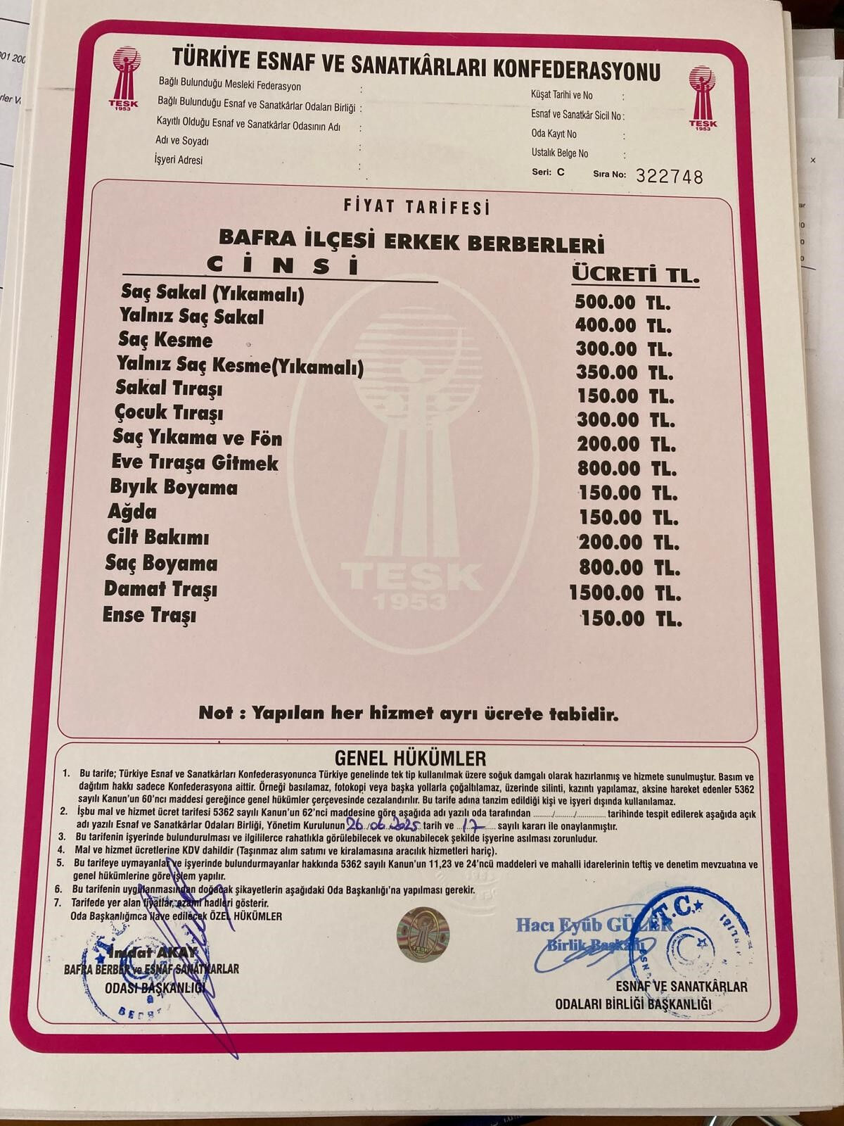 Berber ve kuaförlere zam! Yeni fiyatlar açıklandı - 3. Resim