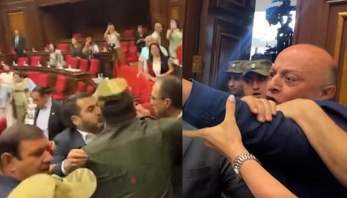Ermenistan’da Mecliste tekmeli yumruklu kavga! Dokunulmazlık krizi büyüyor - 1. Resim