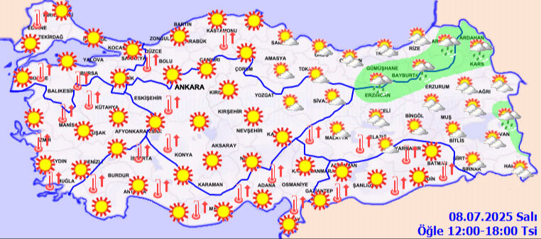 Sağanak yağış uyarısı verildi: Bugün yağmur var mı, hangi illerde yağmur yağacak? - 1. Resim
