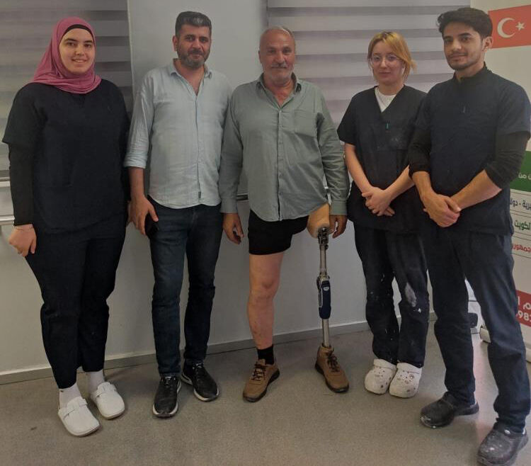 Salih Yaşar Aybar'ın 45 yıllık protez bacak hayali gerçek oldu!