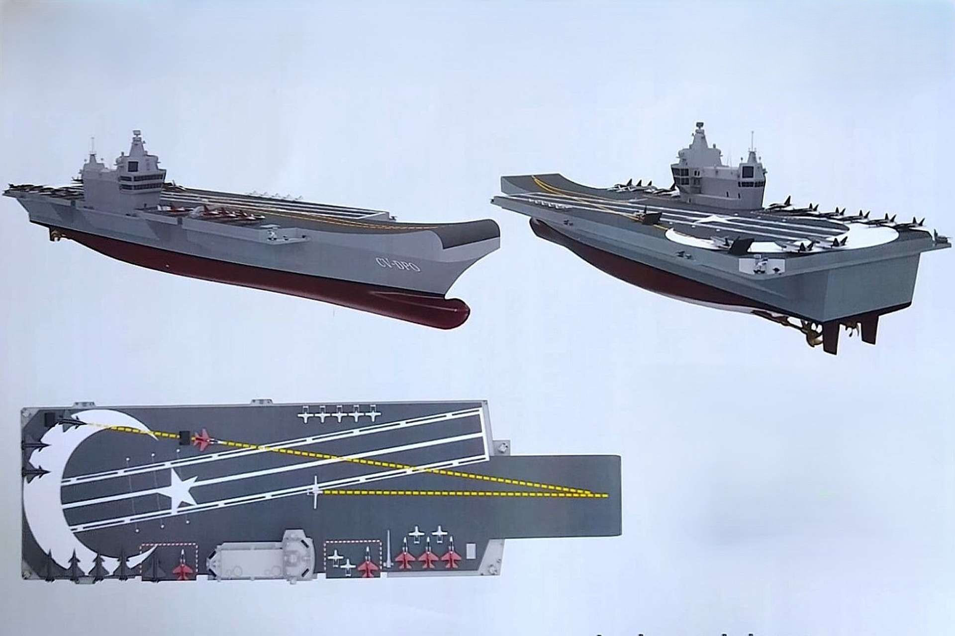 Türkiye’den Yunanistan’a gözdağı! 300 metrelik uçak gemisiyle Akdeniz’i sallayacak, Dünya medyası mercek altına aldı - 1. Resim