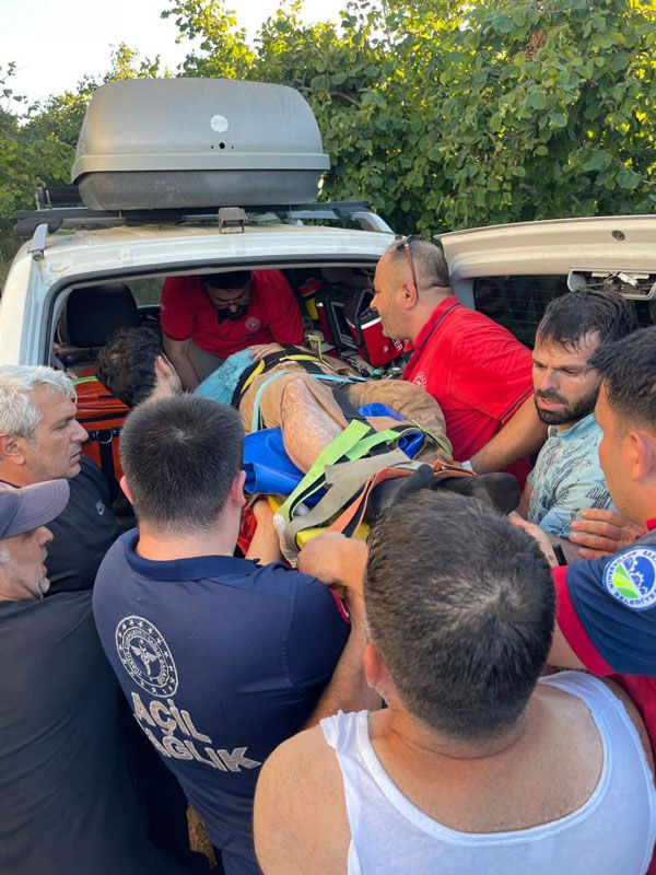 Her şey fındık toplarken oldu! Hayatının kabusunu yaşadı - 1. Resim