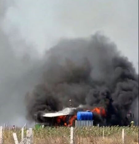 Silivri'de otluk alanda yangın! Bir itfaiye eri hastaneye kaldırıldı - 1. Resim