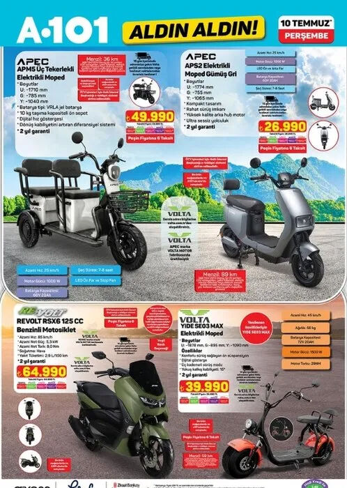 a101 aktüel ürünler kataloğu yayınlandı! A101’e bugün dondurucu, benzinli motosiklet, karavan geliyor - 11. Resim