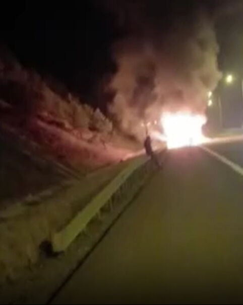 Ankara’da yolcu otobüsünde yangın paniği - 3. Resim