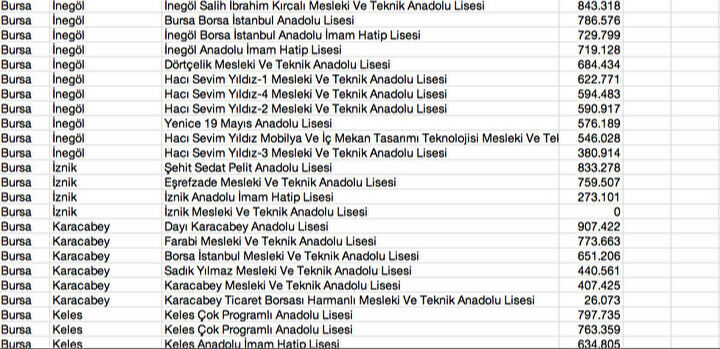 Bursa'da OBP ile öğrenci alan liseler hangileri? Liste merak konusu oldu - 6. Resim
