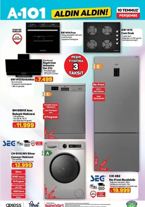 a101 aktüel ürünler kataloğu yayınlandı! A101’e bugün dondurucu, benzinli motosiklet, karavan geliyor - 4. Resim