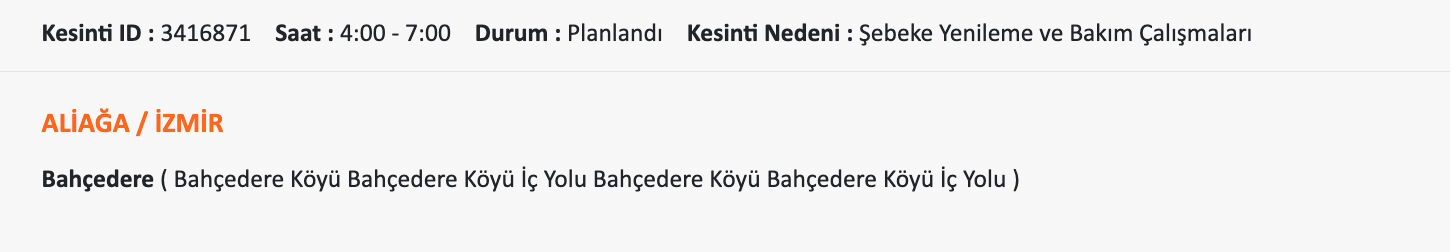 Gediz Elektrik'ten İzmirlilere uyarı: 11-12 Temmuz'da İzmir'in hangi ilçelerinde elektrik olmayacak? - 5. Resim