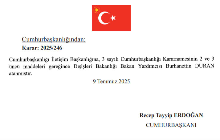 Resmi Gazete'de atama kararı! Erdoğan'dan Fahrettin Altun'a yeni görev Resmi Gazete'de atama kararı! Erdoğan'dan Fahrettin Altun'a yeni görev - 2. Resim