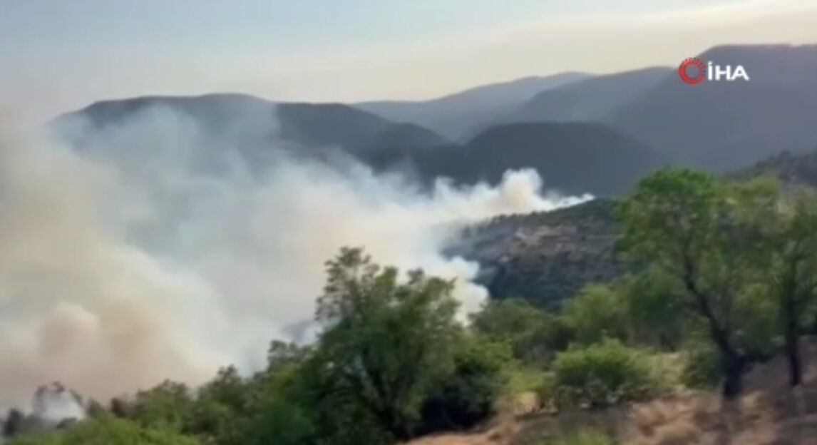 Bursa-Balıkesir sınırında neden yangın çıktı? Bir köy tahliye edildi - 1. Resim