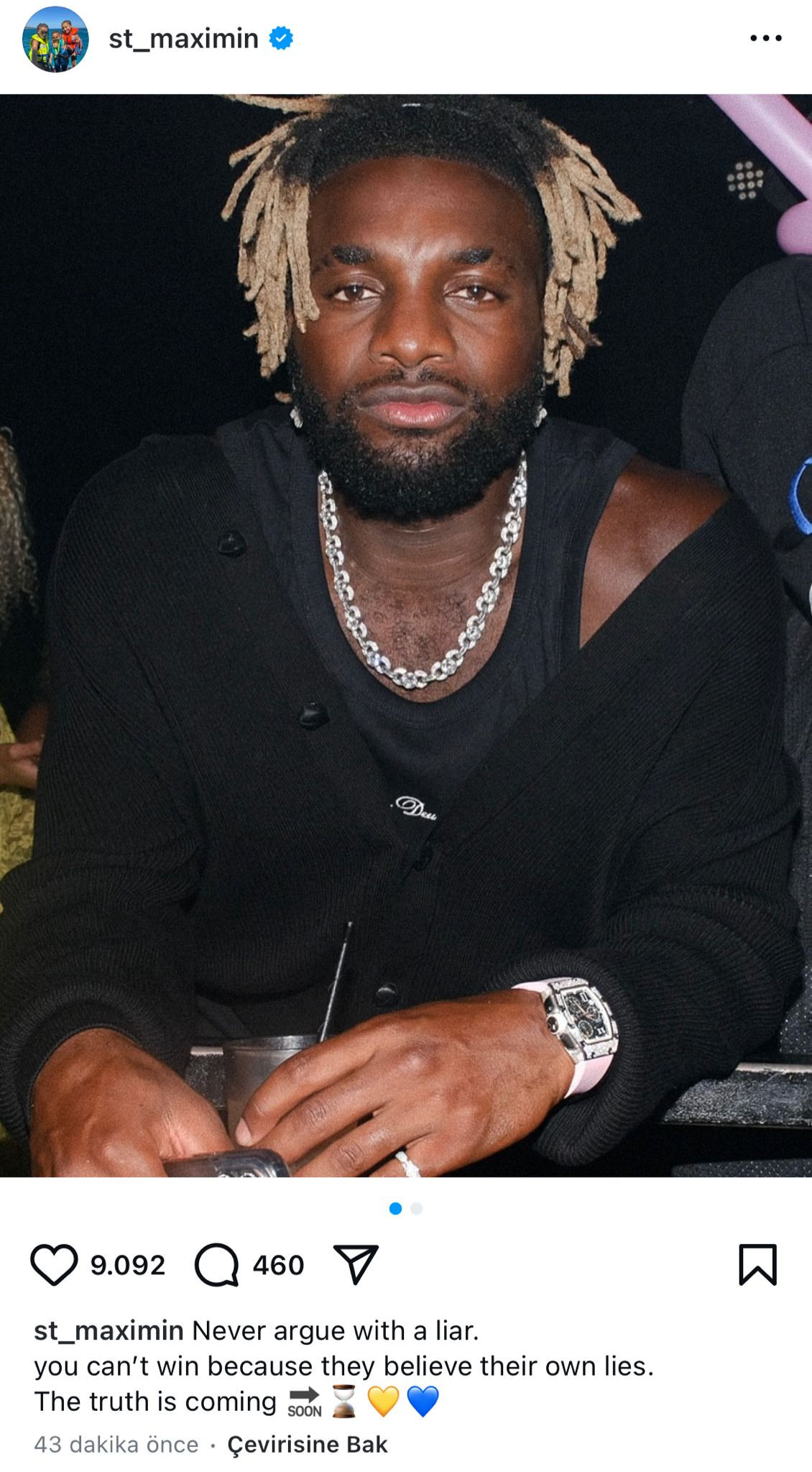 'Doping' sözleri sonrası ilk paylaşım! Maximin'in kullandığı emojiler dikkat çekti - 1. Resim