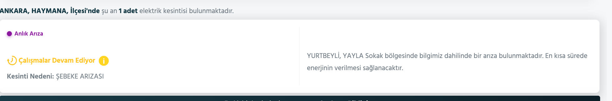 Etimesgut, Çankaya, Akyurt, Haymana elektrik kesintisi sorgulama listesi: 11 Temmuz Ankara'da elektrikler ne zaman gelecek? - 10. Resim