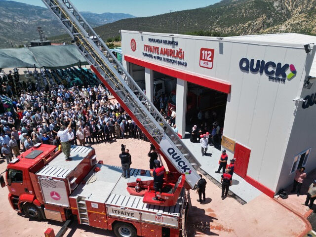 Quick Sigorta ile Kelkit Vadisi&rsquo;nde yangına karşı ikinci b&uuml;y&uuml;k hamle: İtfaiye binası a&ccedil;ıldı - 1. Resim