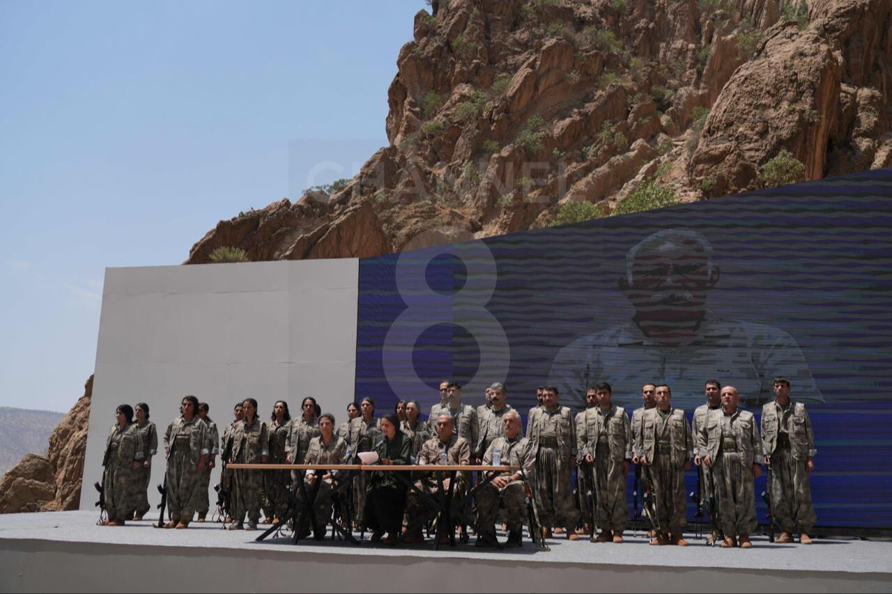 PKK 41 yıl sonra silah bıraktı: İlk görüntüler geldi