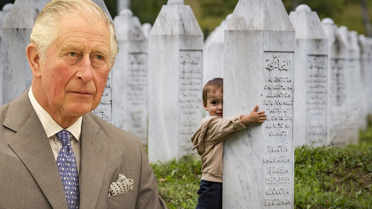 Törene katılamadığı için üzgün! İngiltere Kralı Charles&#039;dan Srebrenitsa mesajı