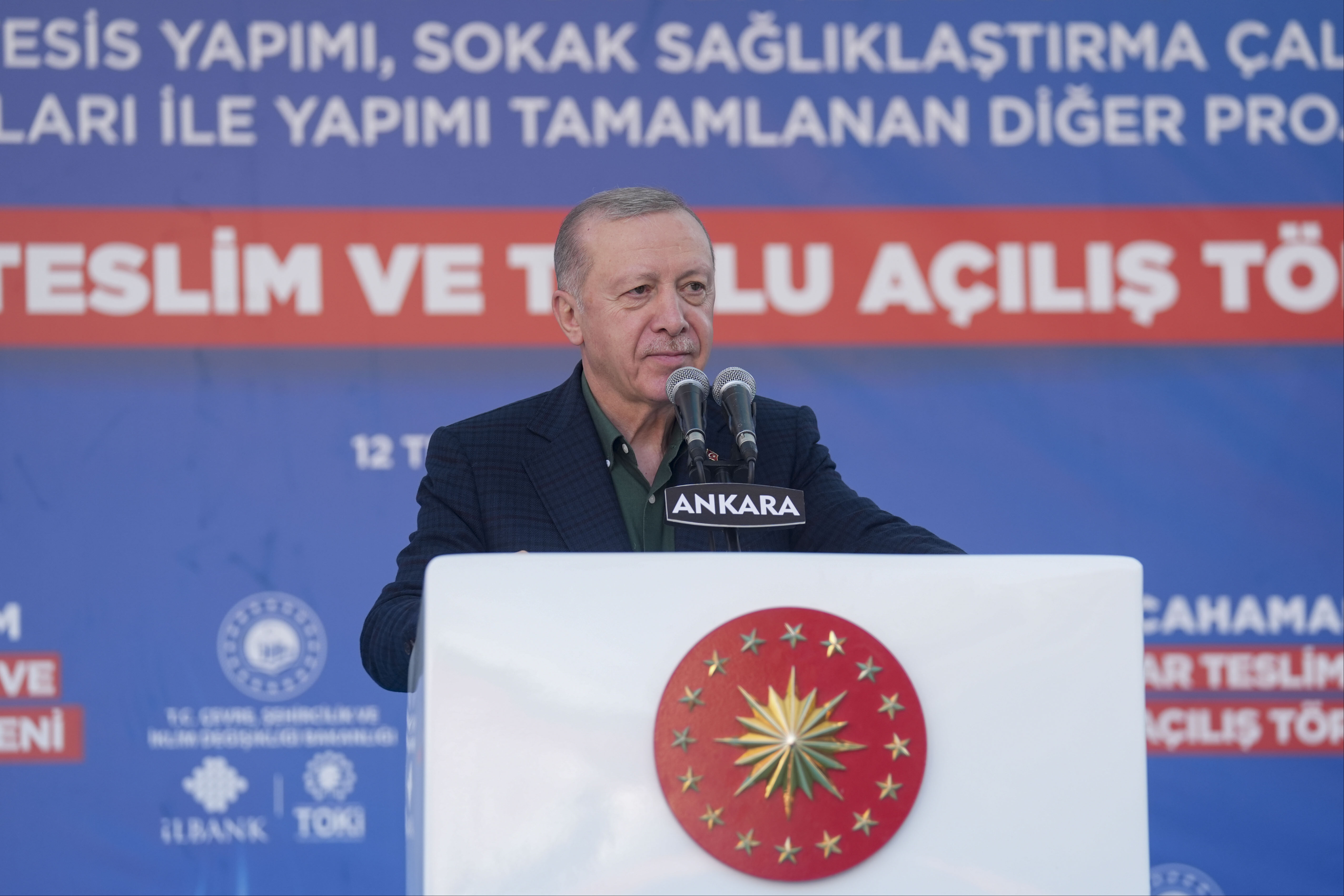 Ankara'da toplu açılış töreni! Kurdeleyi Cumhurbaşkanı Erdoğan kesti - 2. Resim