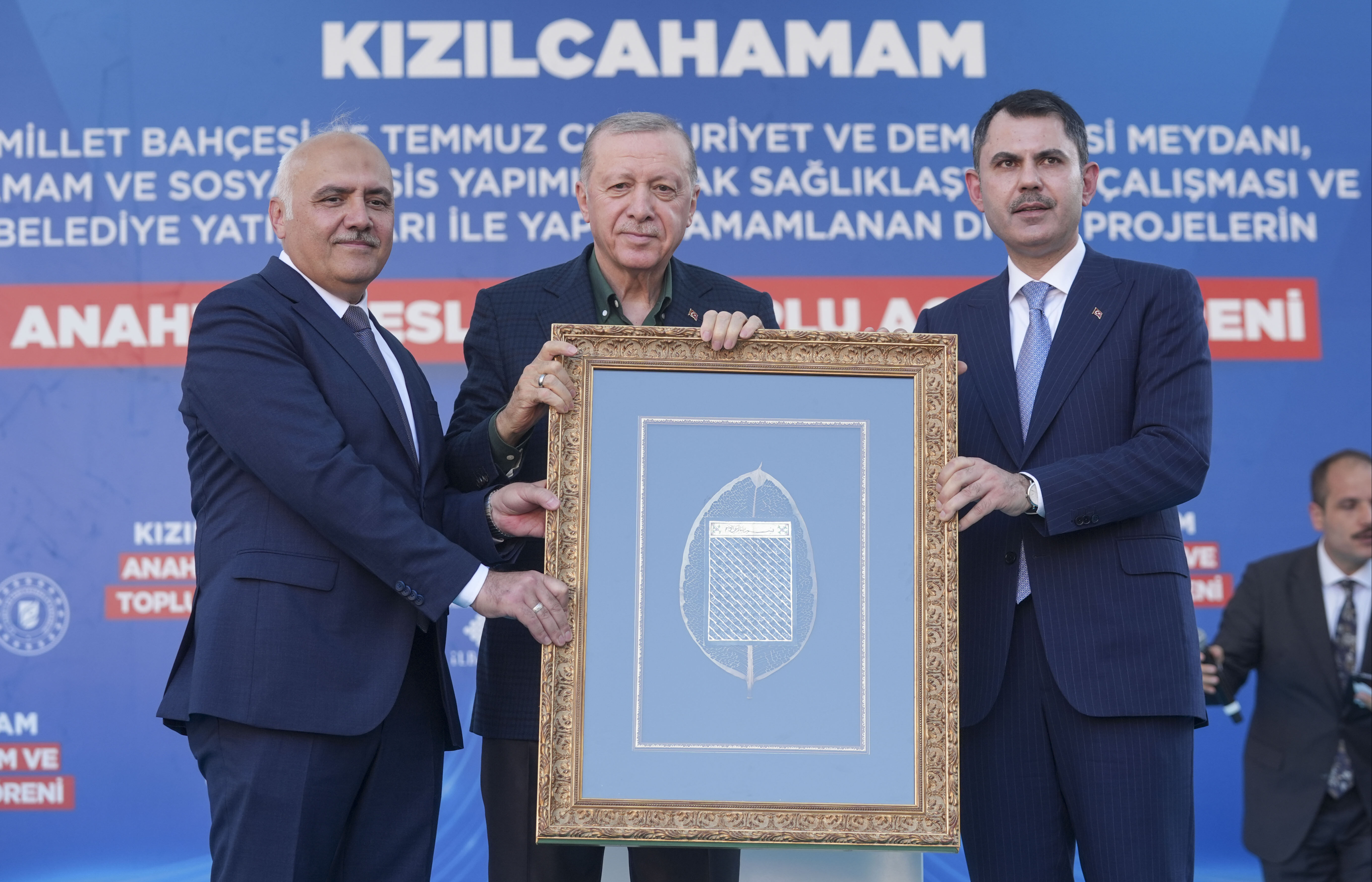 Ankara'da toplu açılış töreni! Kurdeleyi Cumhurbaşkanı Erdoğan kesti - 3. Resim