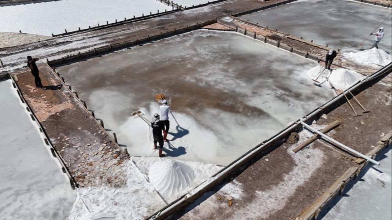  -Yerin 7 metre altından çıkarılıyor, içinde 84 mineral var