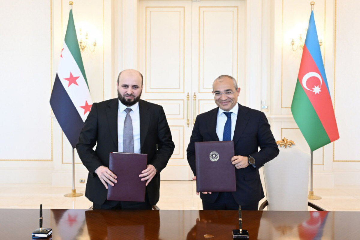 Suriye Cumhurbaşkanı Şara Bakü’de! Suriye'nin doğal gazını Azerbaycan verecek! - 2. Resim