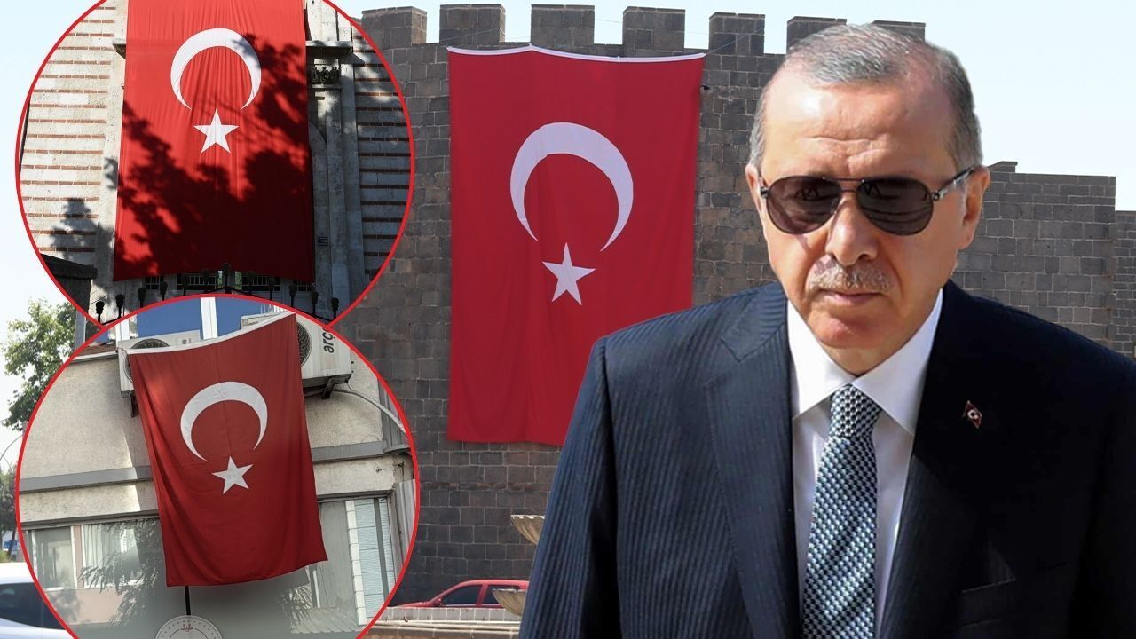 Cumhurbaşkanı Erdoğan'ın sözleri sonrası yurdun dört bir yanı Türk bayraklarıyla donatıldı Cumhurbaşkanı Erdoğan'ın sözleri sonrası yurdun dört bir yanı Türk bayraklarıyla donatıldı
