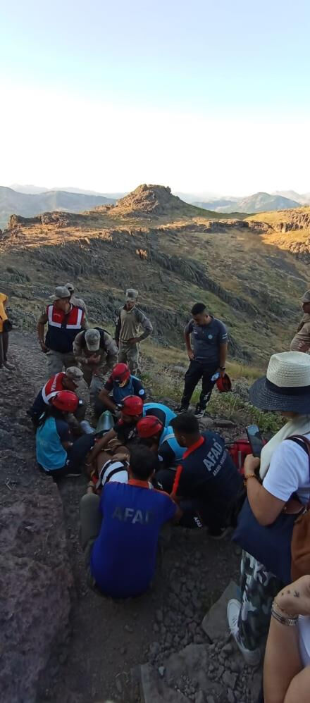 Tunceli'de dağa çıkan kadın kayalıklardan düştü - 1. Resim