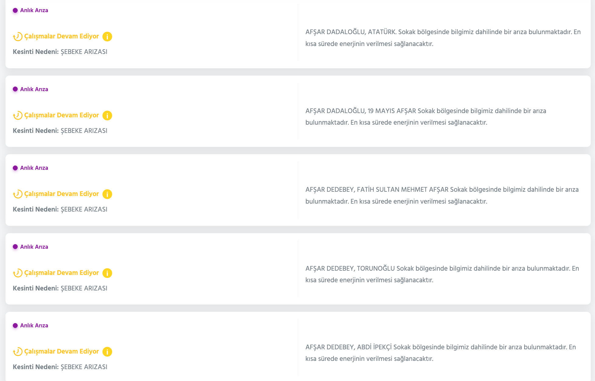 Ankara elektrik kesintisi sorgulama listesi! 14-15 Temmuz'da elektrikler ne zaman gelecek? - 13. Resim
