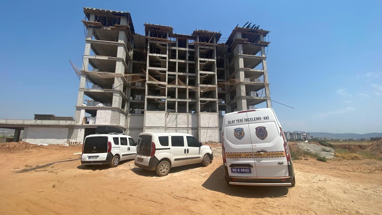 Aydın'da feci iş kazası! İnşaat işçisi 8. kattan düştü - 2. Resim