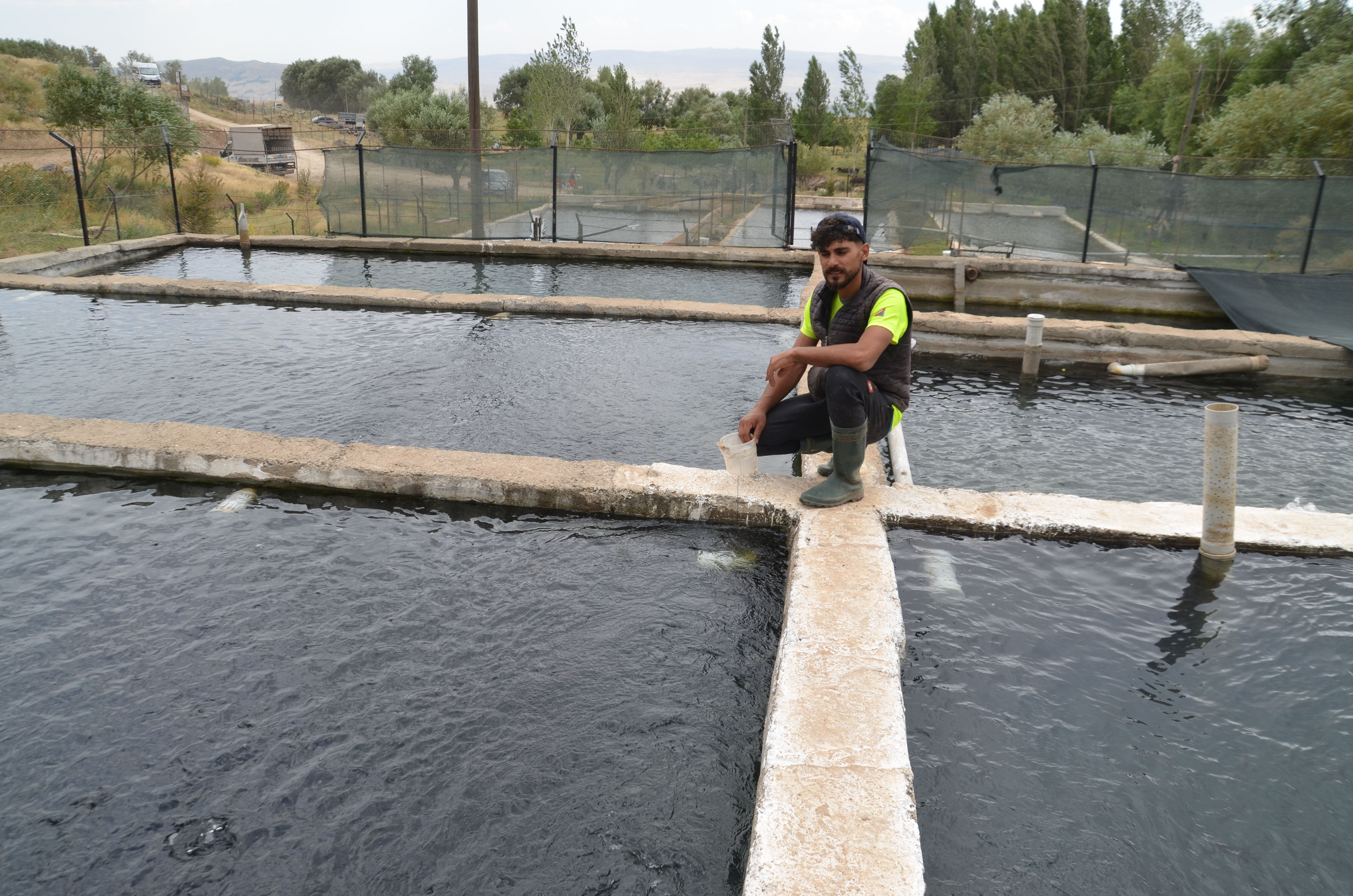 Yılda 40 milyon somon &uuml;retip ihra&ccedil; ediyorlar! Bing&ouml;l Dağı'nın eteklerinde bereket tesisi - 2. Resim