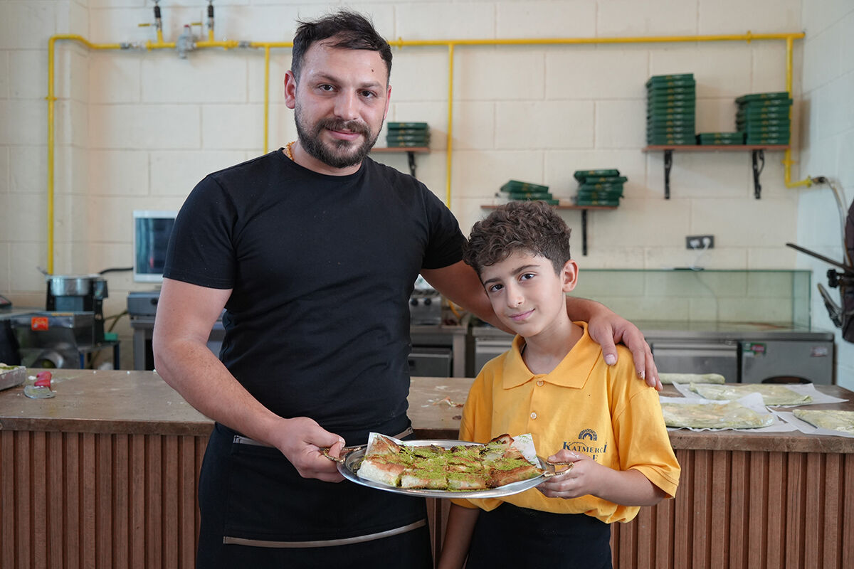 En büyük hayali Osimhen! Gaziantep'in en küçük katmer ustası görenleri şaşırttı - 2. Resim