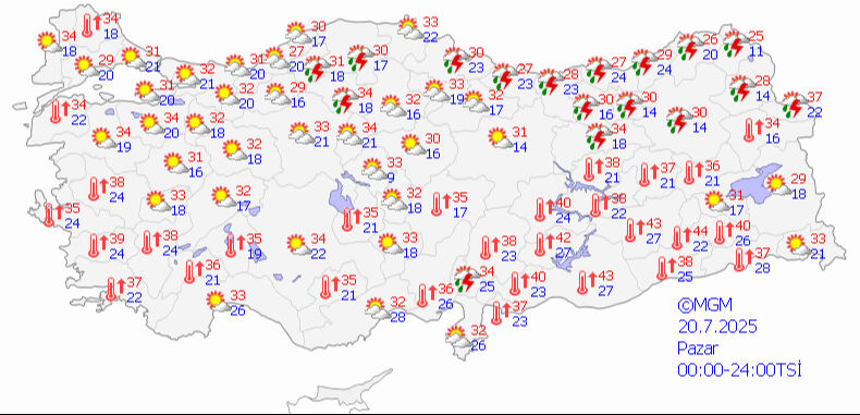 Meteoroloji'den bir haftalık tahmin! Beklenen oldu, harita yeniden renk değiştirdi - 5. Resim