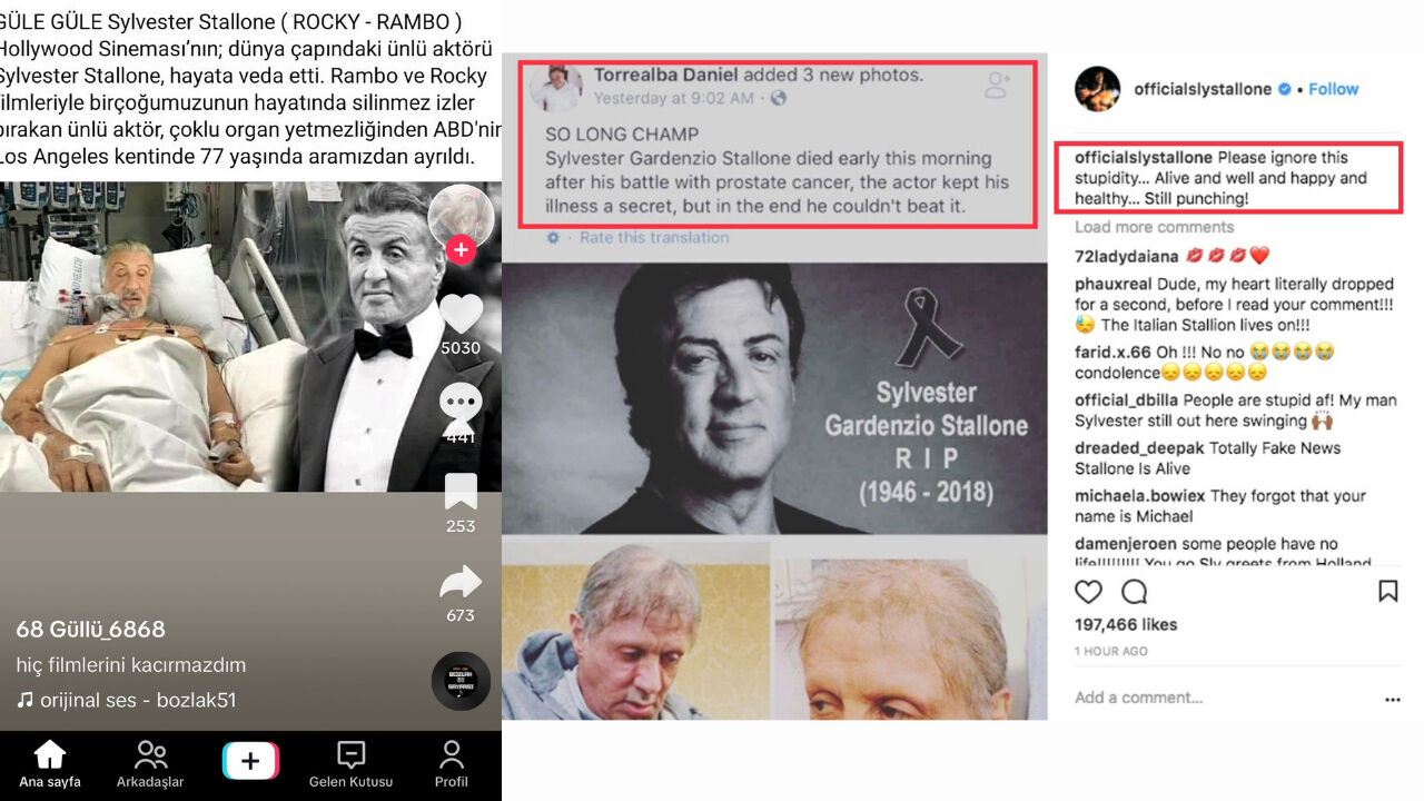 Sylvester Stallone öldü mü, ne zaman öldü? Sylvester Stallone son hali ve hastalığı sorgulanıyor - 1. Resim