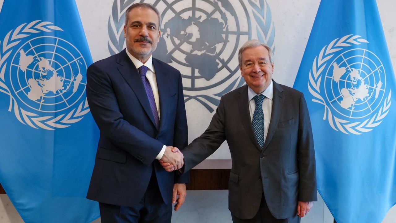 Bakan Fidan, BM Genel Sekreteri Guterres ile görüştü Bakan Fidan, BM Genel Sekreteri Guterres ile görüştü