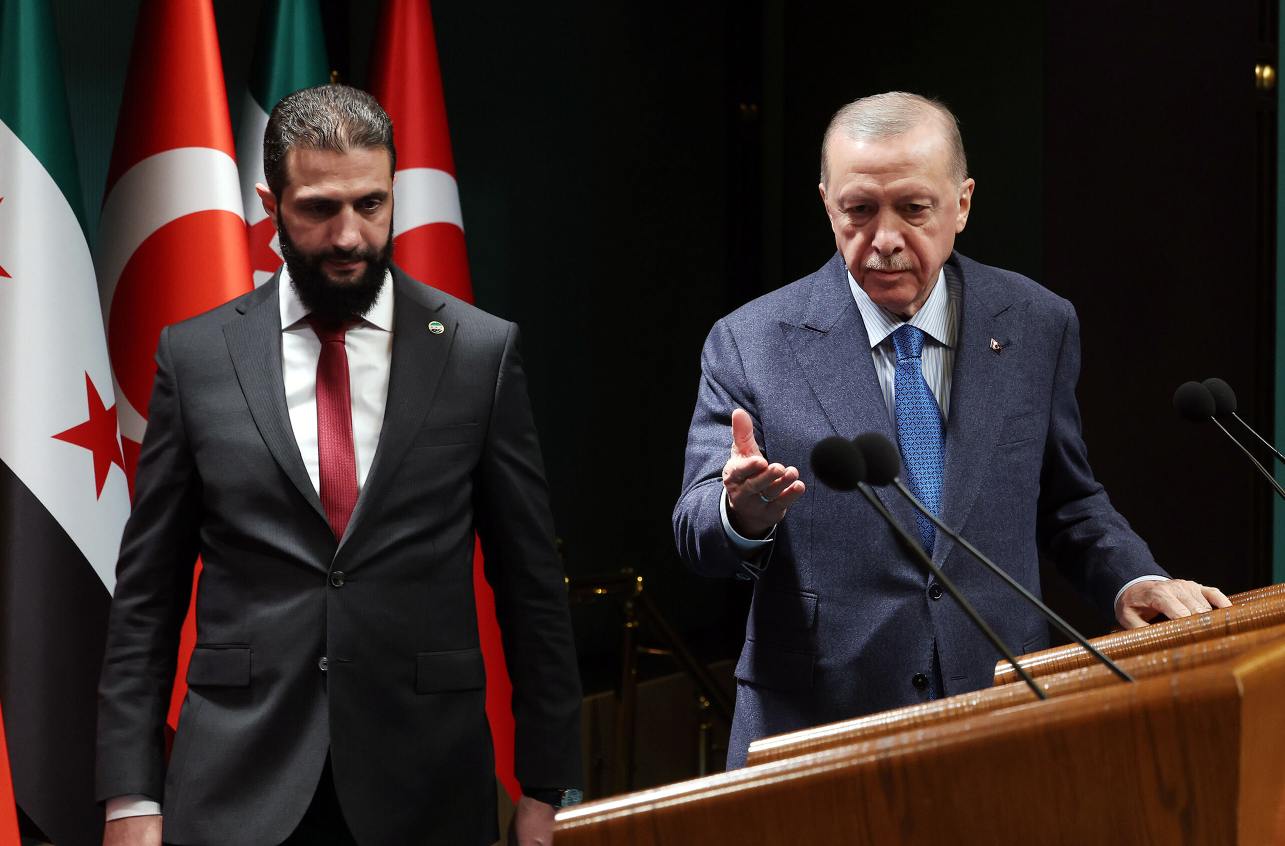 Cumhurbaşkanı Erdoğan, Suriye lideri Şara ile görüştü - 1. Resim