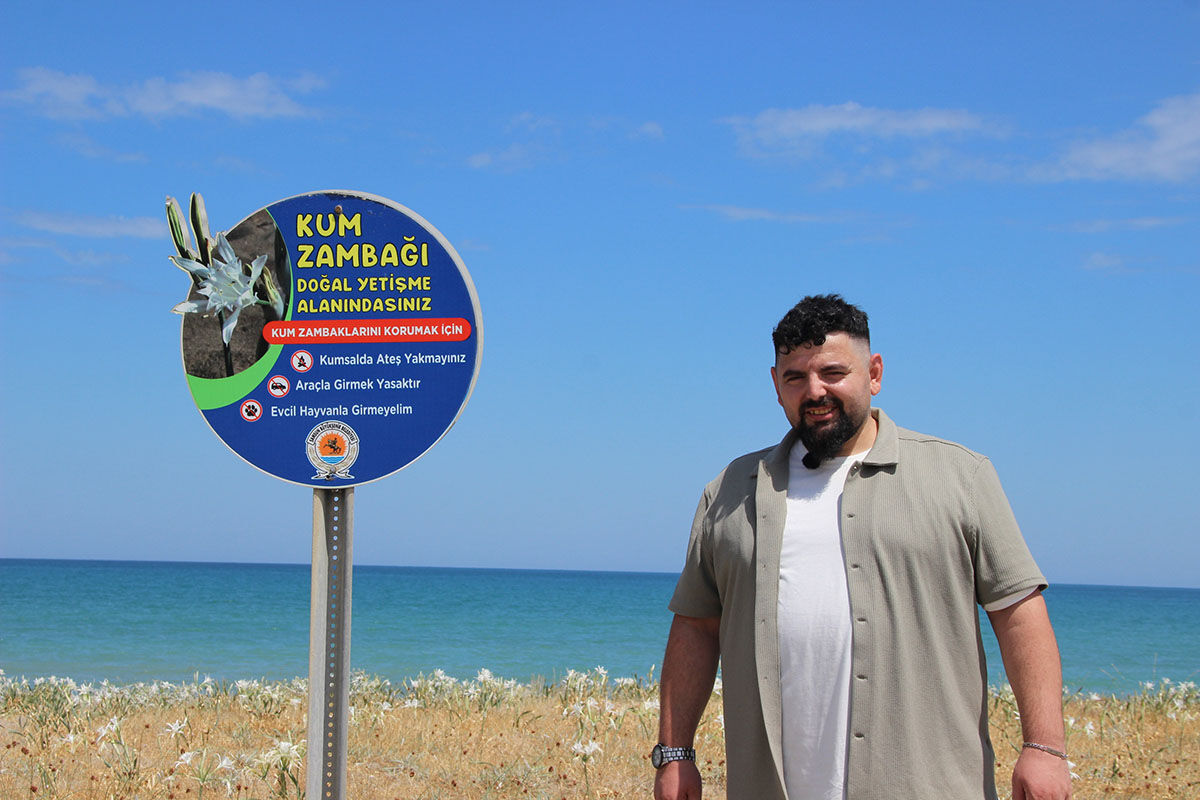 Koparsalar 387 bin lira ceza ödeyeceklerdi! Kum zambakları bütün sahile yayıldı - 1. Resim