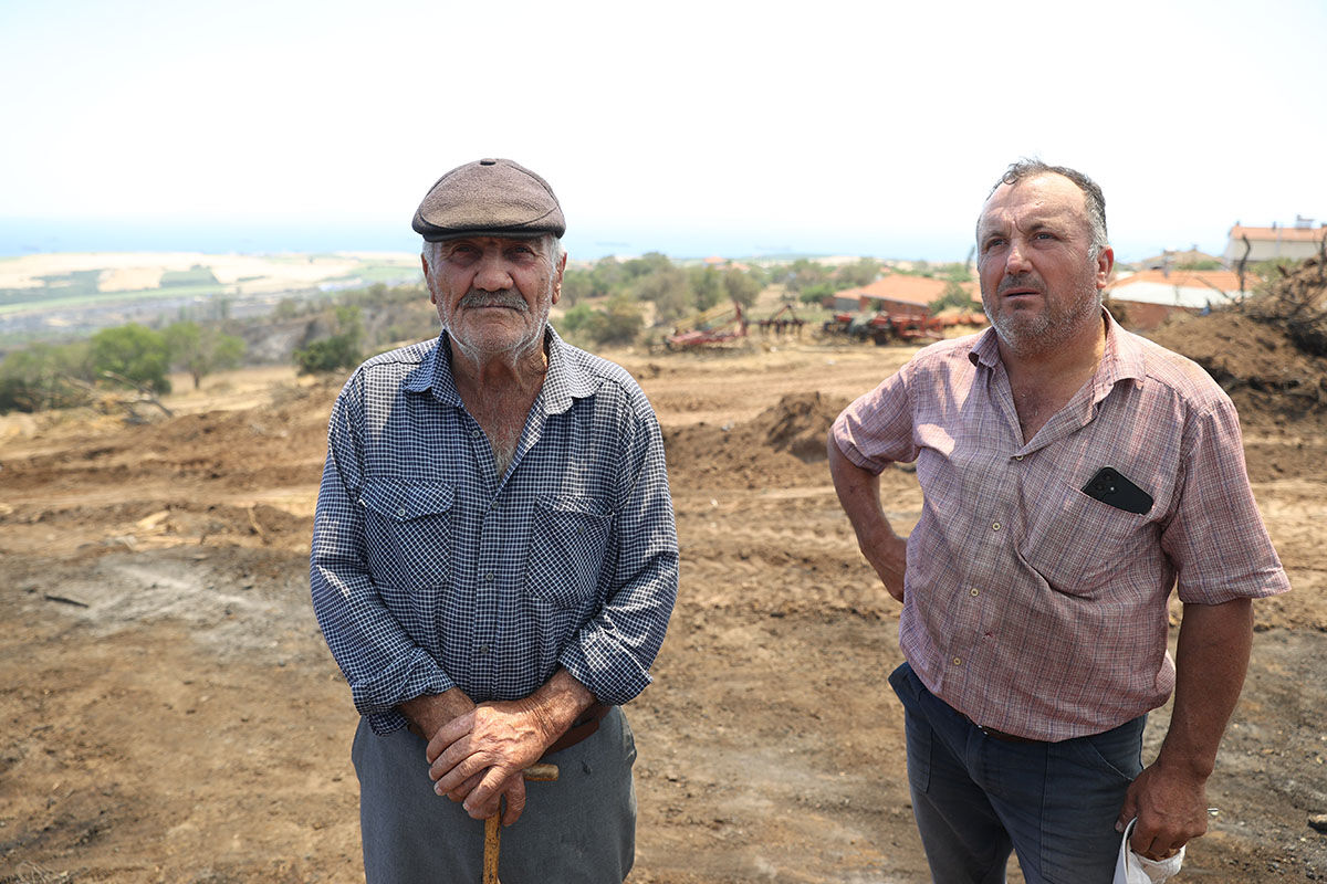Şarköy küle döndü, görüntüler yürek sızlattı! Zararın boyutu dronla görüntülendi - 2. Resim