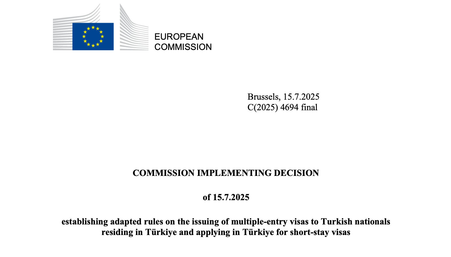 26 AB ülkesinde geçerli olacak! Türk vatandaşlarına Schengen vizesi kolaylığı Avrupa Birliği Komisyonu tarafından duyuruldu - 1. Resim