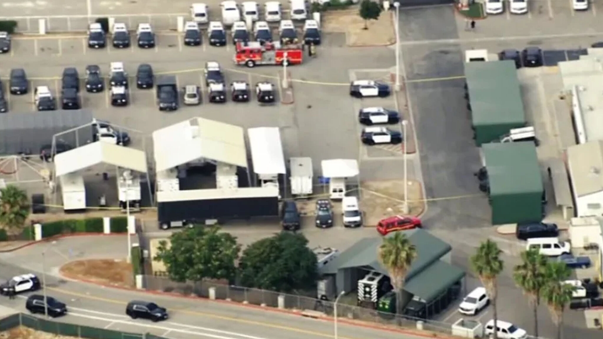 ABD'de polis yerleşkesinde patlama! - 1. Resim