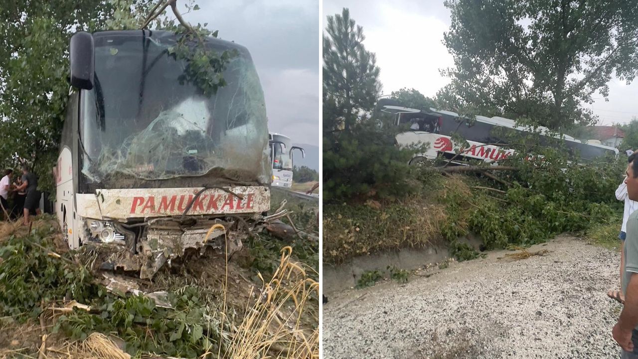 Antalya'da yolcu otobüsü yoldan çıktı: Yaralılar var Antalya'da yolcu otobüsü yoldan çıktı: Yaralılar var