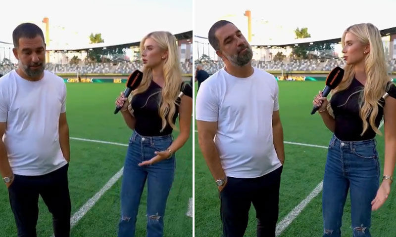 Arda Turan’ın Ukraynalı muhabirle göz temassız röportajı… Tavırlarına yorum yağdı - 1. Resim