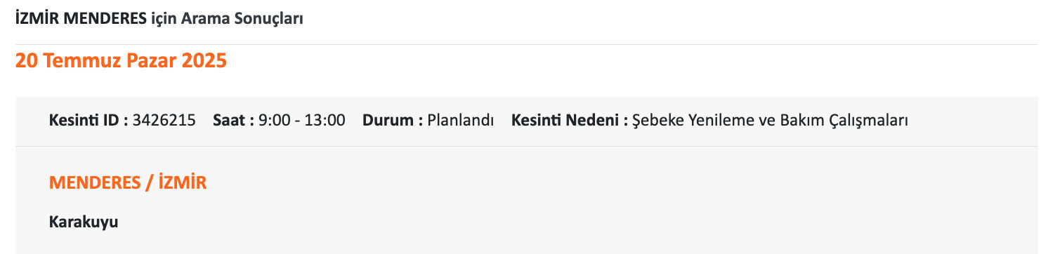 20 Temmuz İzmir elektrik kesintisi sorgulama! GDZ Elektrik uyardı, İzmir'de elektrikler ne zaman gelecek? - 10. Resim