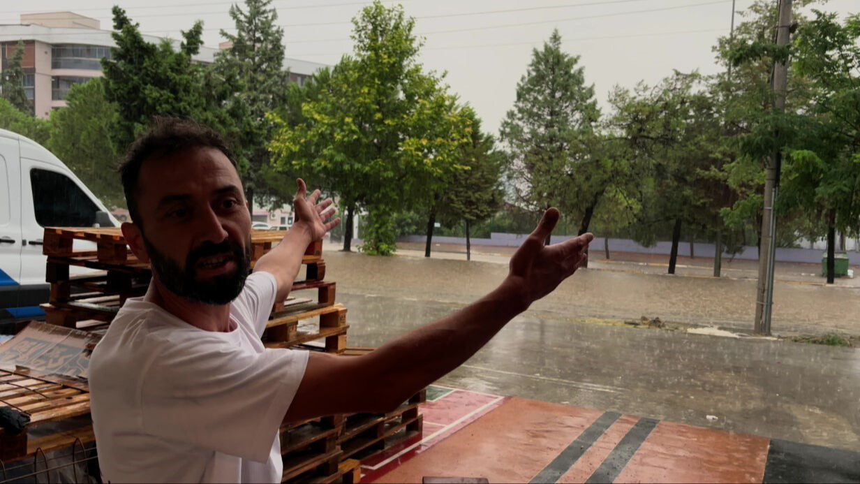 Bulvarsa kulaç atıp yüzerek tepki gösterdi: Deli değilim! - 2. Resim