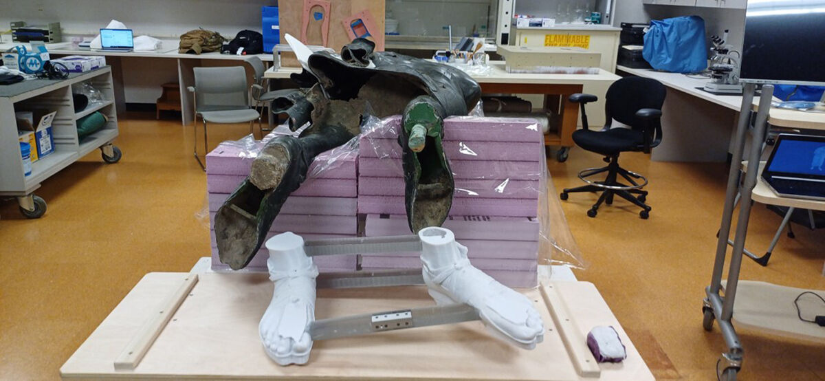 Ünlü heykel Türkiye'ye giriş yaptı! Kaçırılan Marcus Aurelius 3 heykelle birlikte ait olduğu topraklara iade edildi - 3. Resim