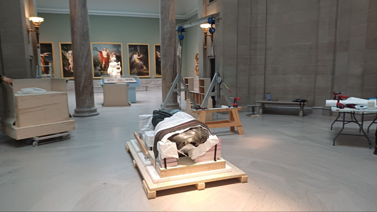 Ünlü heykel Türkiye'ye giriş yaptı! Kaçırılan Marcus Aurelius 3 heykelle birlikte ait olduğu topraklara iade edildi - 5. Resim