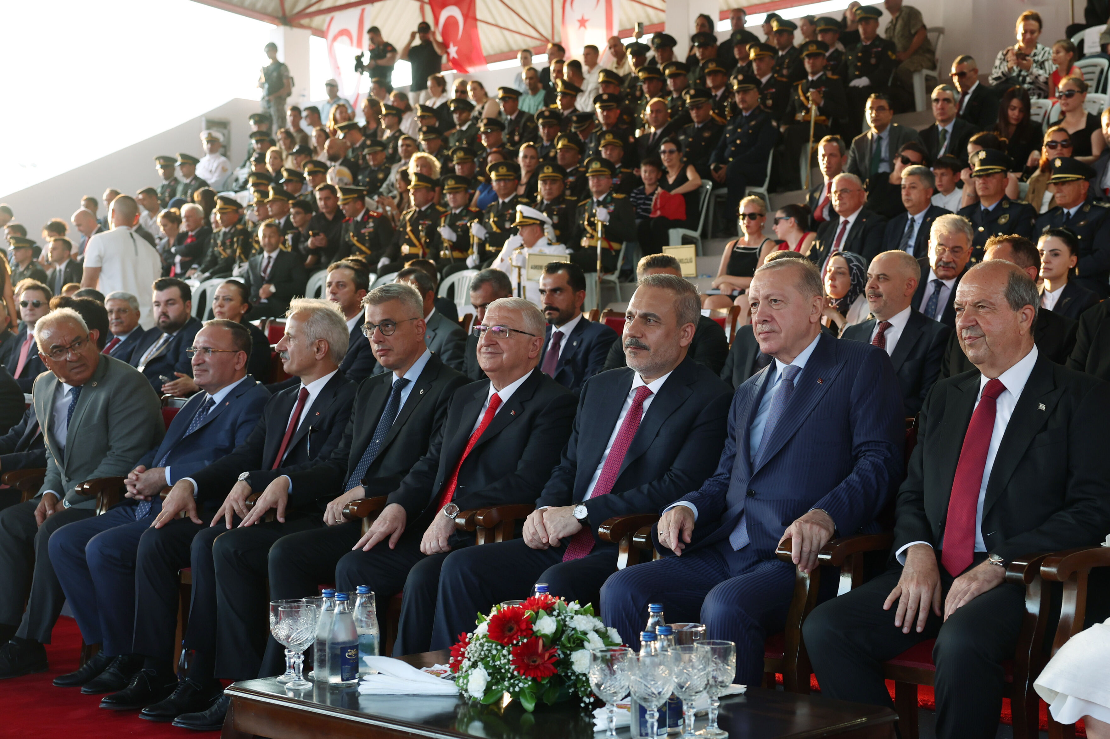 Erdoğan'dan Ada'da 'iki devletli çözüm' çağrısı:  Erdoğan'dan Ada'da 'iki devletli çözüm' çağrısı: