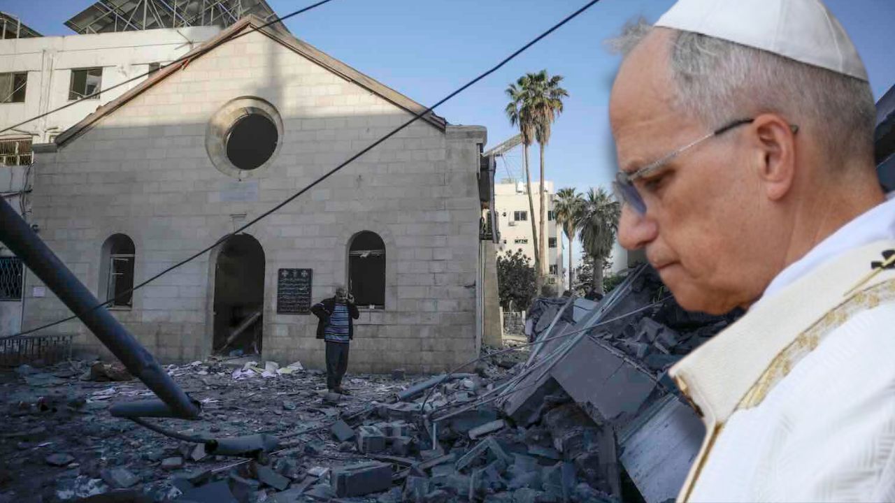 İşgal ordusunun hedefi kilise oldu, Papa isyan etti!