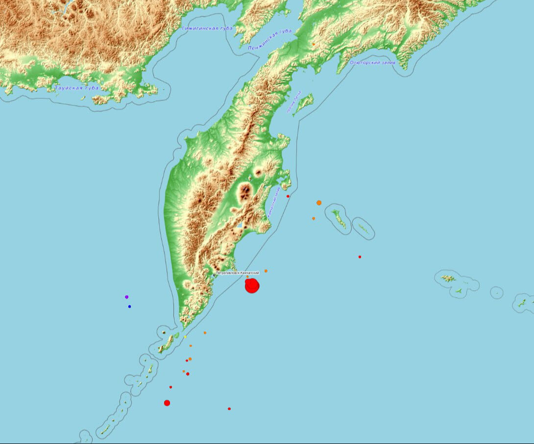 Rusya'da 7.4 ve 6,7 büyüklüğünde peş peşe deprem! Tsunami alarmı verildi - 1. Resim